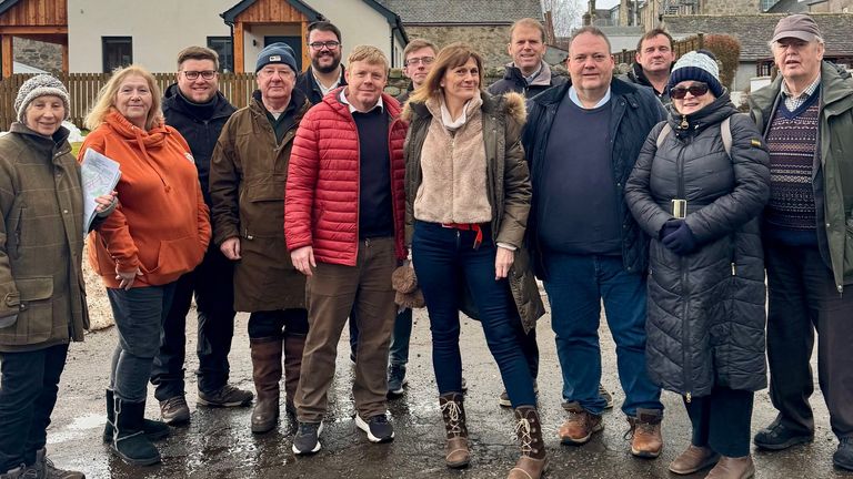 Ms Crawford out on the campaign trail. Pic: Scottish Conservatives