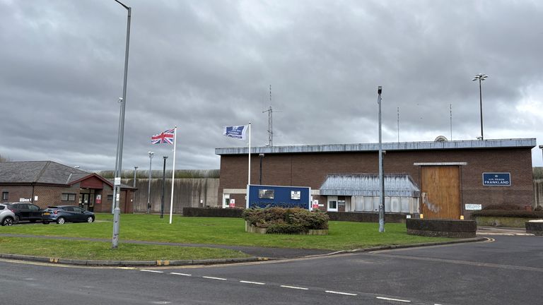 HMP Frankland in County Durham. Pic: PA