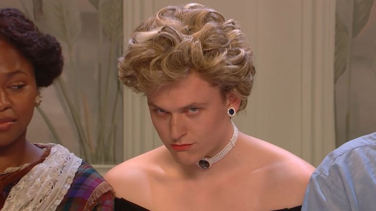 Jack Shep, Galler Prensesi Diana rolünde. Resim: Gökyüzü