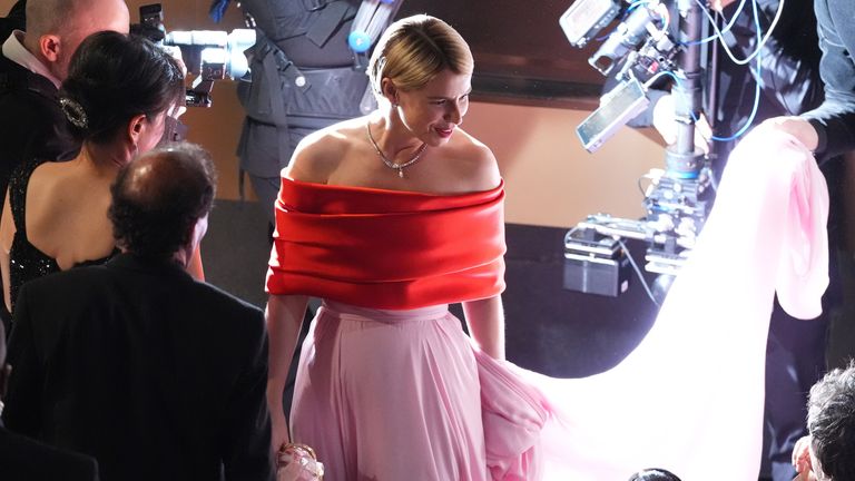 Jessie Buckley, a shining light. Pic: AP