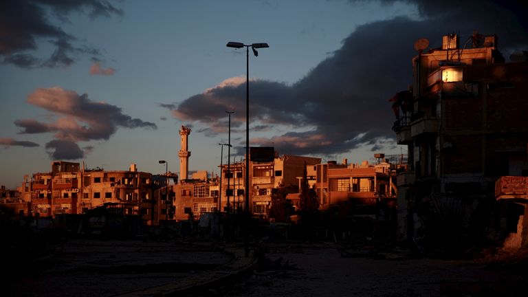 The offences are alleged to have taken place in the village of Jobar. Pic: Reuters