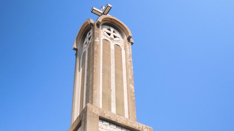 The funeral took place in a Maronite church in Beirut's suburbs