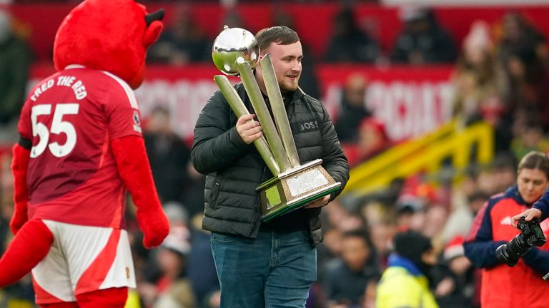 Luke Littler moves to trademark his face