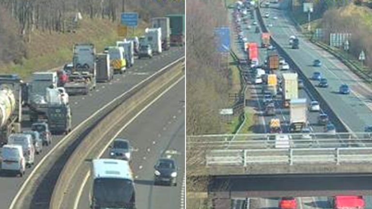 M80 Motorway Shut for Over 15 Hours After Serious Crash, 17-Mile Diversion in Place