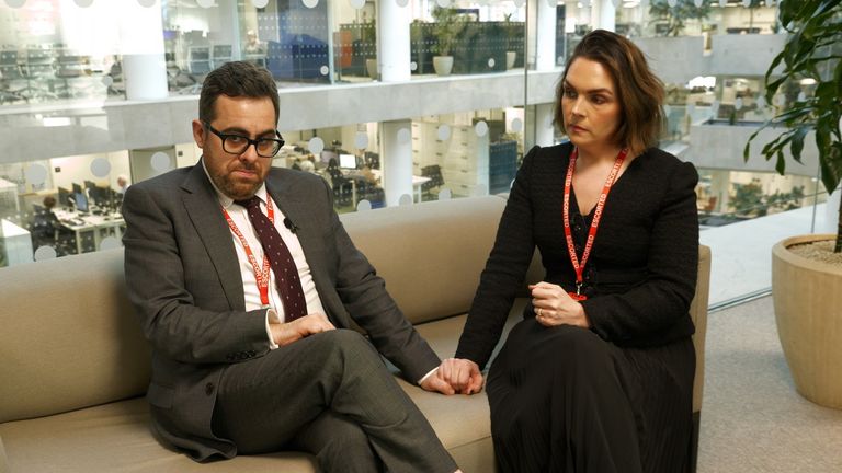 John and Katie Meehan are campaigning for changes to the UK nursery system
