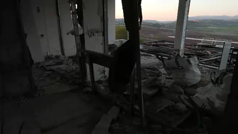 Many of the buildings here have been devastated