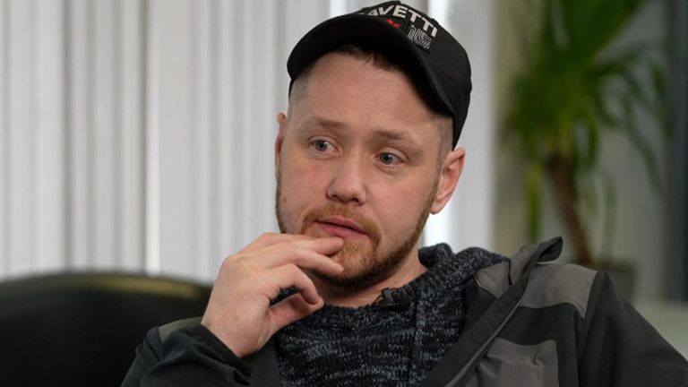 Mr Newby says he didn't have time to think about himself during the situation