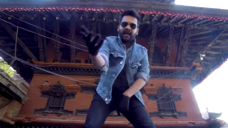Mr Shah in a 2019 music video performing his song "Balidan" under the name Balen. 