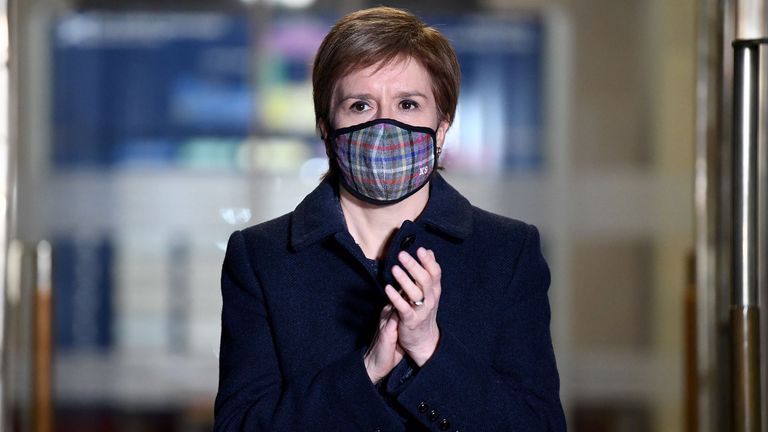Ms Sturgeon was first minister of Scotland for eight-and-a-half years, including during the entire Covid pandemic. Pic: PA