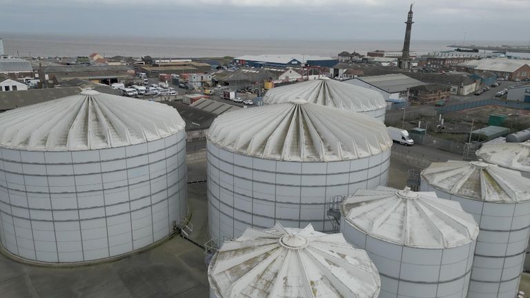 Nitrasol'un Great Yarmouth terminali üre amonyak nitratını Trinidad'dan alıyor