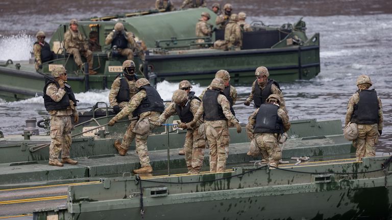 North Korea has long branded the exercises as invasion rehearsals. Image: Reuters