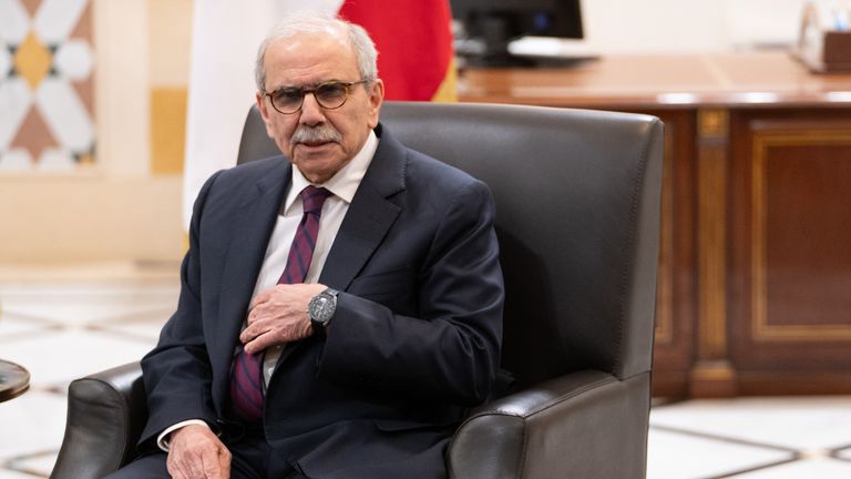 Nawaf Salam, Prime Minister of the Lebanese Republic, has distanced himself from Hezbollah's attacks on Israel. Pic: AP