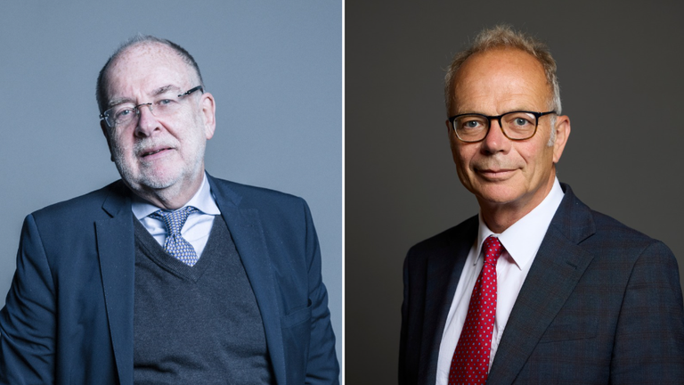 Lord Falconer ve Dr Simon Opher. Resimler: Lordlar Kamarası/Roger Harris ve Avam Kamarası/Roger Harris