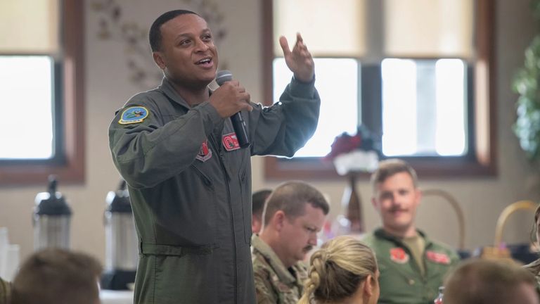 Tyler Simmons is one of the airmen killed. Pic: US Air National Guard/AP