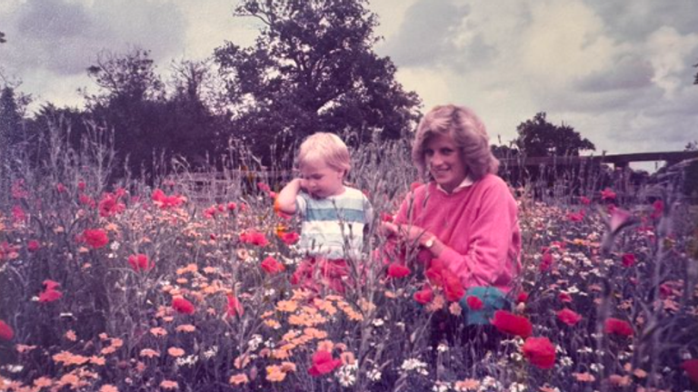 Prince William Shares Unseen Photo of Diana from Private Collection on Mother's Day
