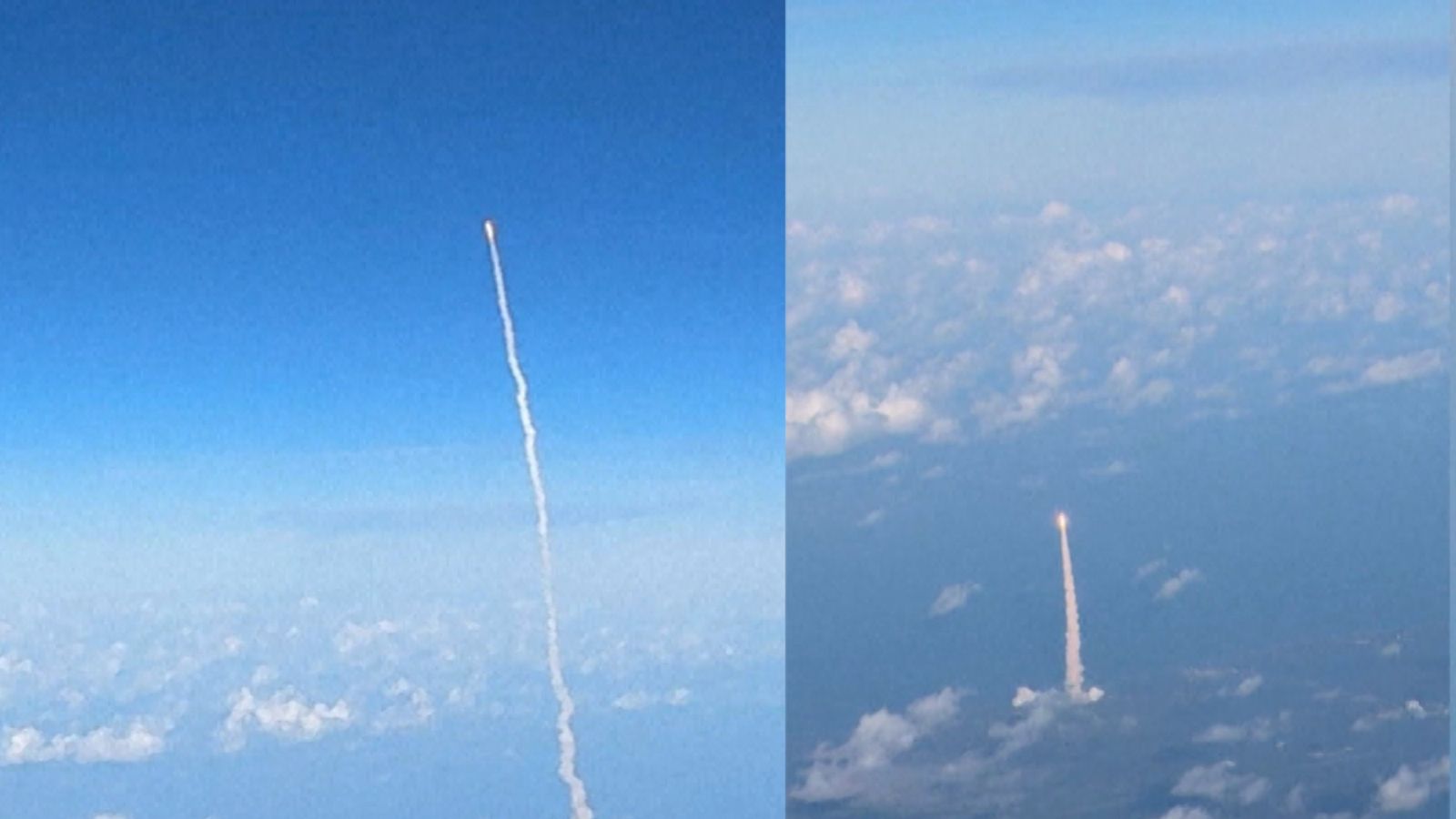 Artemis II launch captured from the skies | World News | Sky News