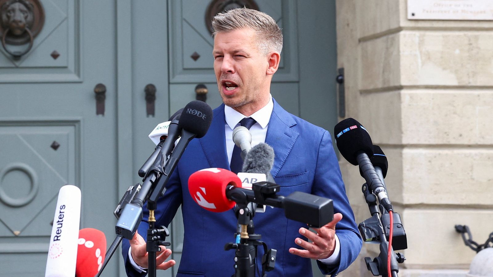 Hungary's new PM Peter Magyar tells 'unworthy' president to resign