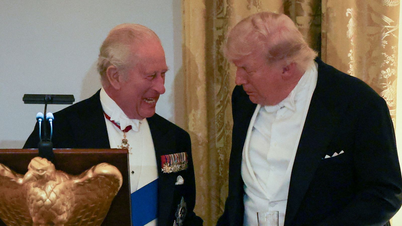 King 'would have helped us with Iran', says Trump in state visit - and he makes Starmer claim