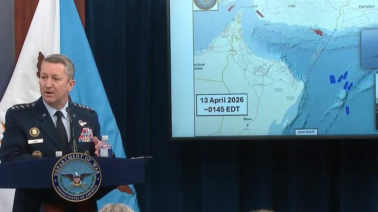 How US blockade of Strait of Hormuz has unfolded so far | US News | Sky ...