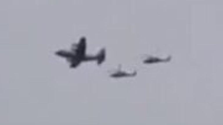 Video believed to show US rescue mission in Iran | World News | Sky News