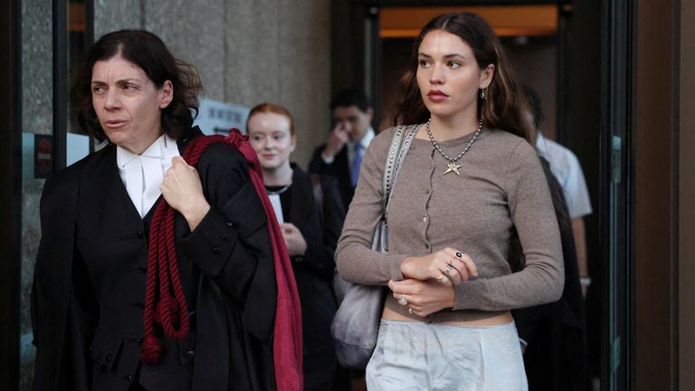 MacInnes (right) pictured at court in Sydney in April. Pic: Reuters