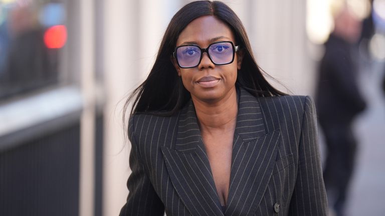 Claudia-Liza Vanderpuije outside the London Tribunals Centre on Friday. Pic: PA