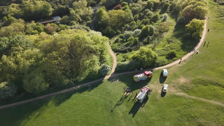 Police praised the efforts of first responders and members of the public