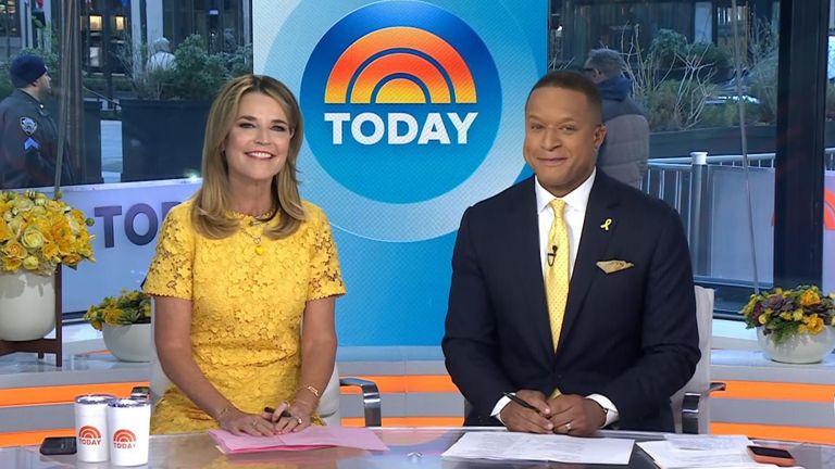Watch moment Savannah Guthrie made on-air return at NBC