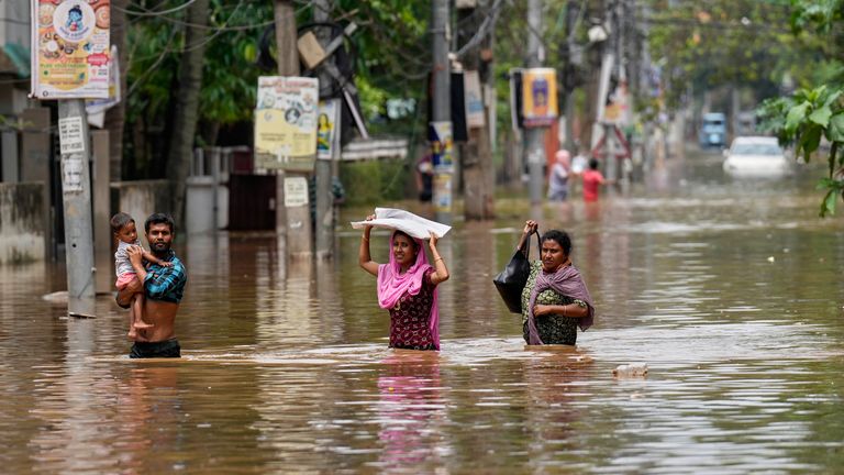 Monsoon-like weather, like here in the Indian city of Guwahati, could be less likely. Pic: AP