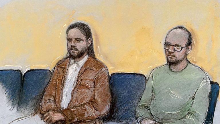 Jamie Varley and John McGowan-Fazakerley deny all charges. Pic: PA