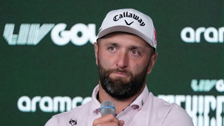 LIV golfer Jon Rahm. Pic: AP