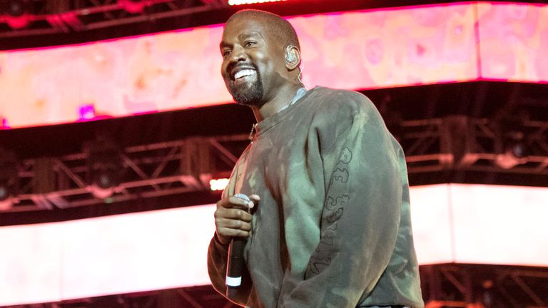 West performing at Coachella in 2019. Pic: Invision/ AP