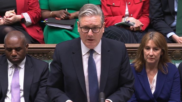 The prime minister says it is not in the UK's interest to join to Iran war