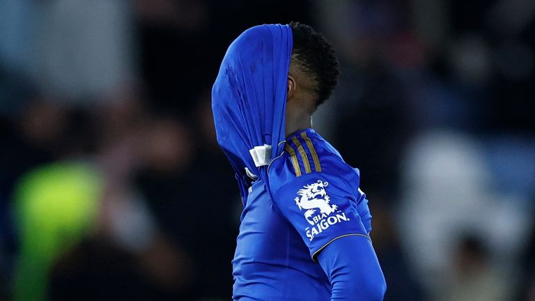 The players could barely look at their home fans after the game. Pic: Reuters