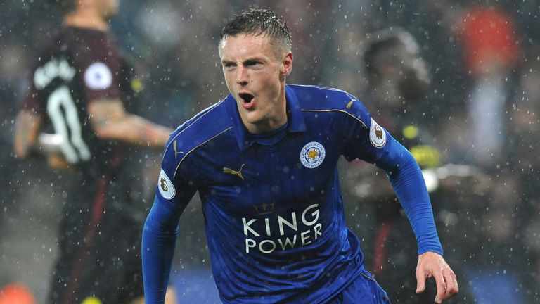 Jamie Vardy became one of the Premier League's most lethal strikers. File pic: AP
