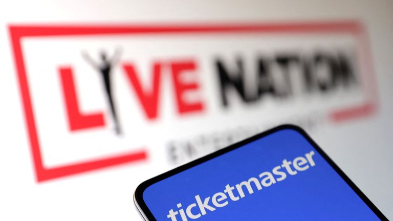 Live Nation and Ticketmaster merged in 2010. Pic: REUTERS/Dado Ruvic/Illustration 2024

