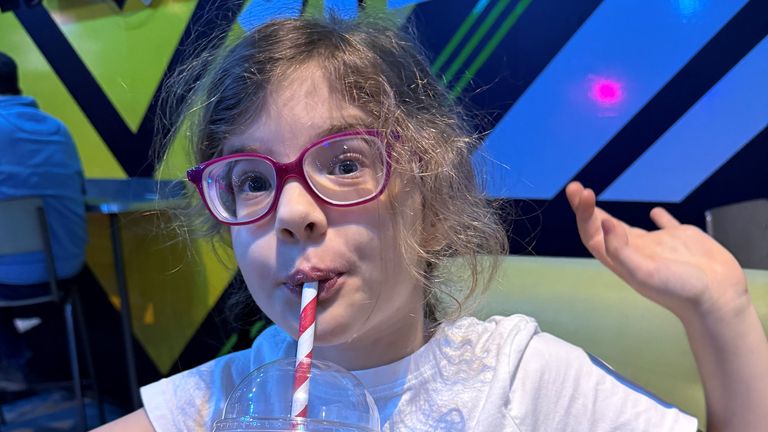 Saffie's mother says she is now thriving. Pic: Great Ormond Street Hospital