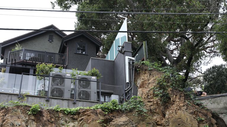 Altman's home in San Francisco. Pic: AP