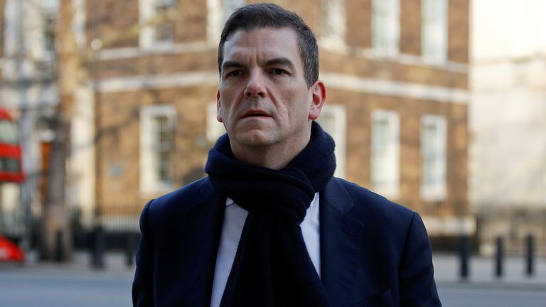 Sir Olly Robbins pictured in 2019. Pic: Reuters
