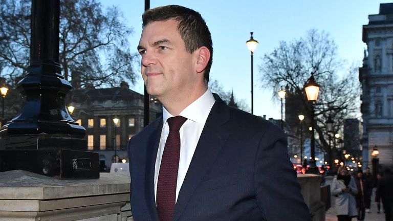Sir Olly Robbins pictured in 2019. Pic: PA
