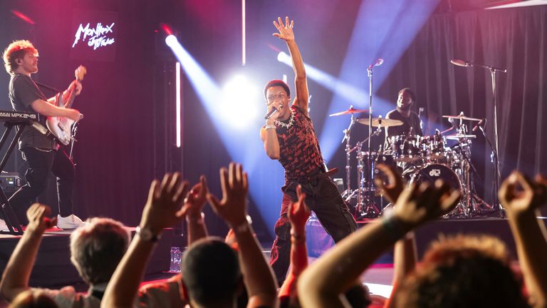 D4vd performing in 2024. Pic: AP