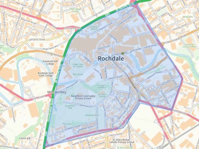 A dispersal order was in place from 11.30am on Thursday until 11.30am on Saturday. Pic: Greater Manchester Police