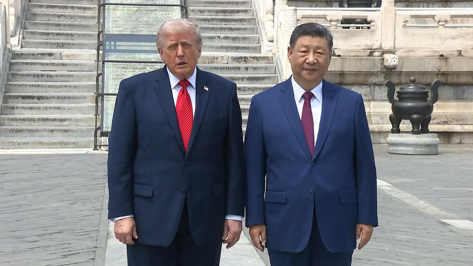 Trump and President Xi Jinping discuss Iran and trade as China state ...