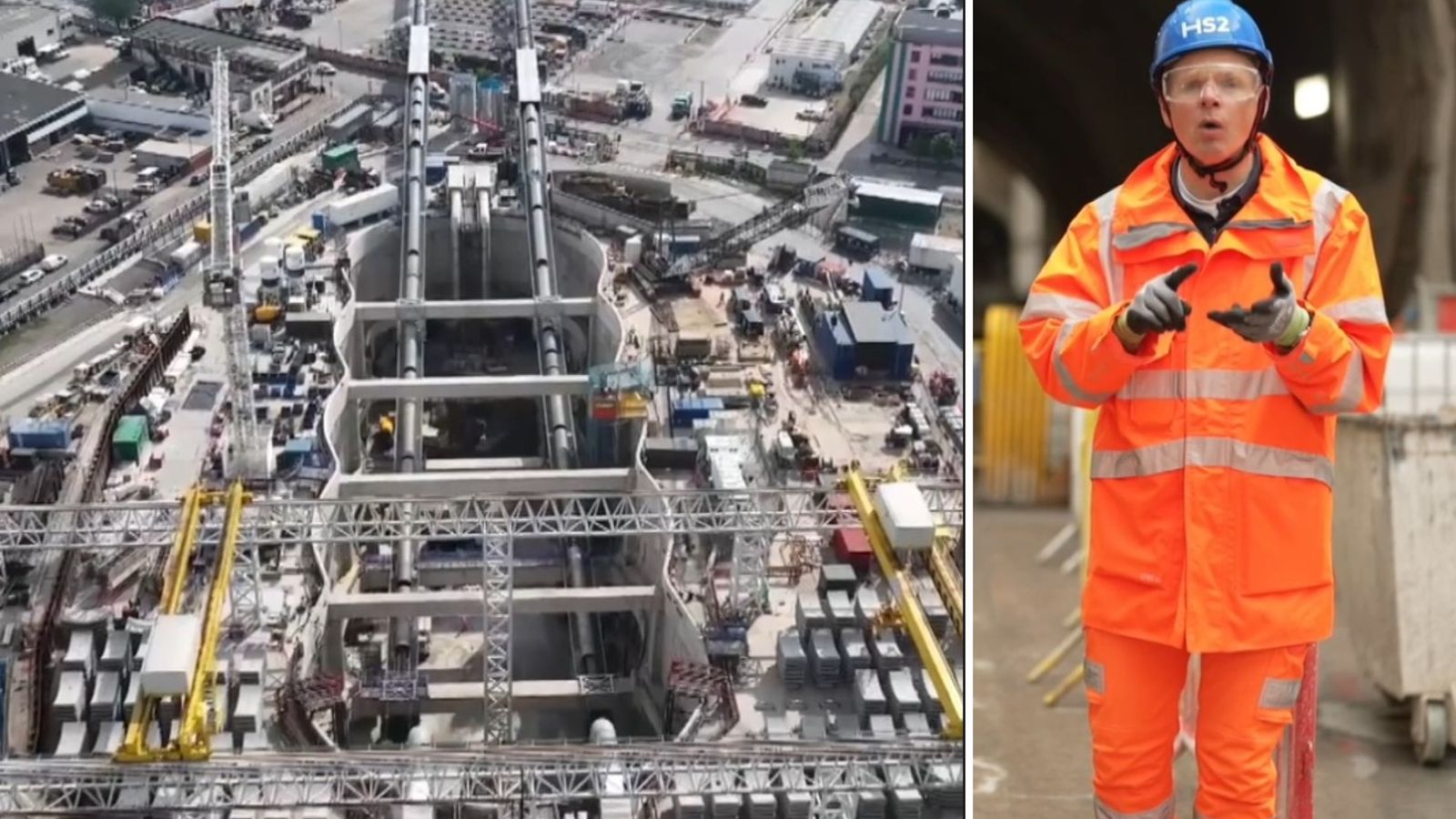 How do you spend £100bn on a train line? | News UK Video News | Sky News