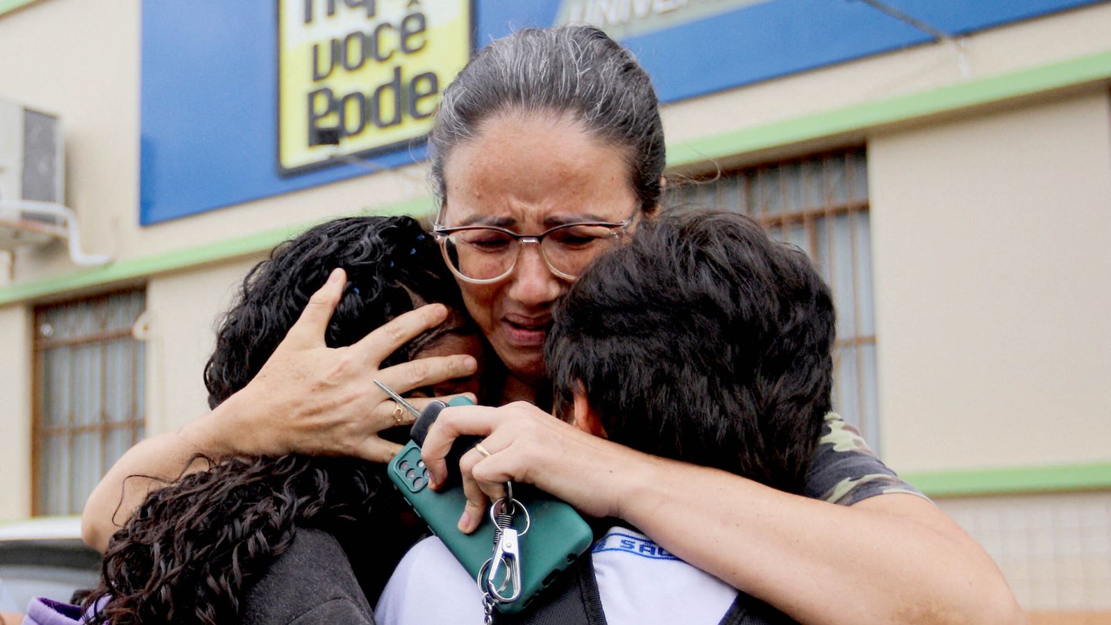 Student, 13, arrested after two killed in Brazilian school shooting