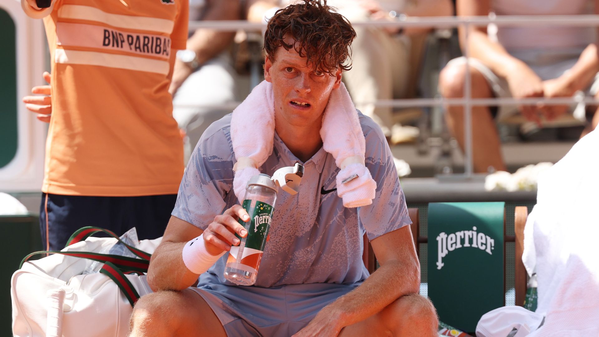 'Dizzy' Sinner stunned to leave men's French Open draw wide open