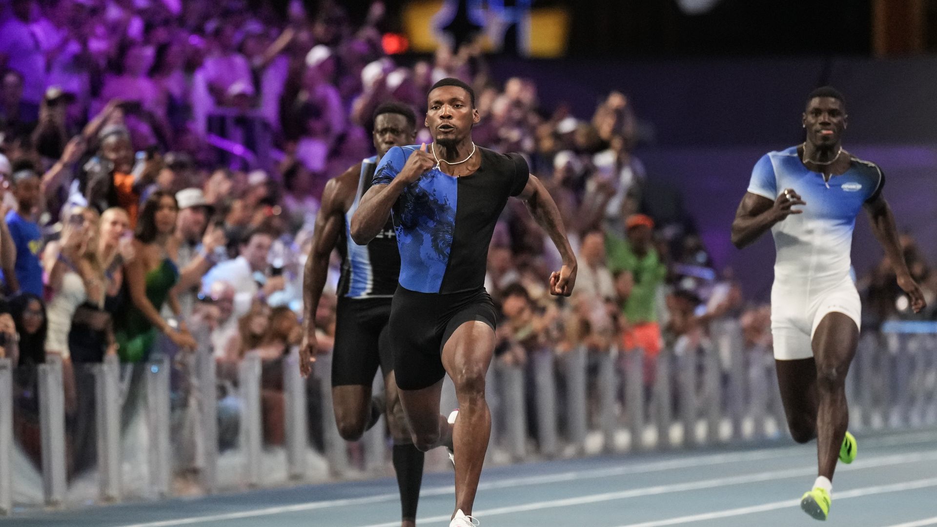 Kerley wins Enhanced Games 100m - but would have finished last at Olympics