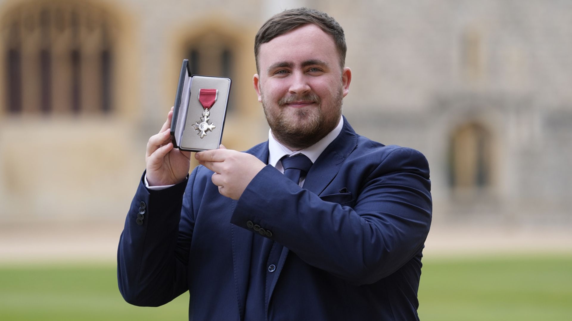 Littler presented with MBE at Windsor Castle