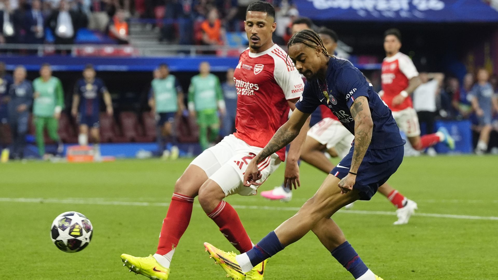Is Barcola next on Arsenal's list after missing out on Rogers?