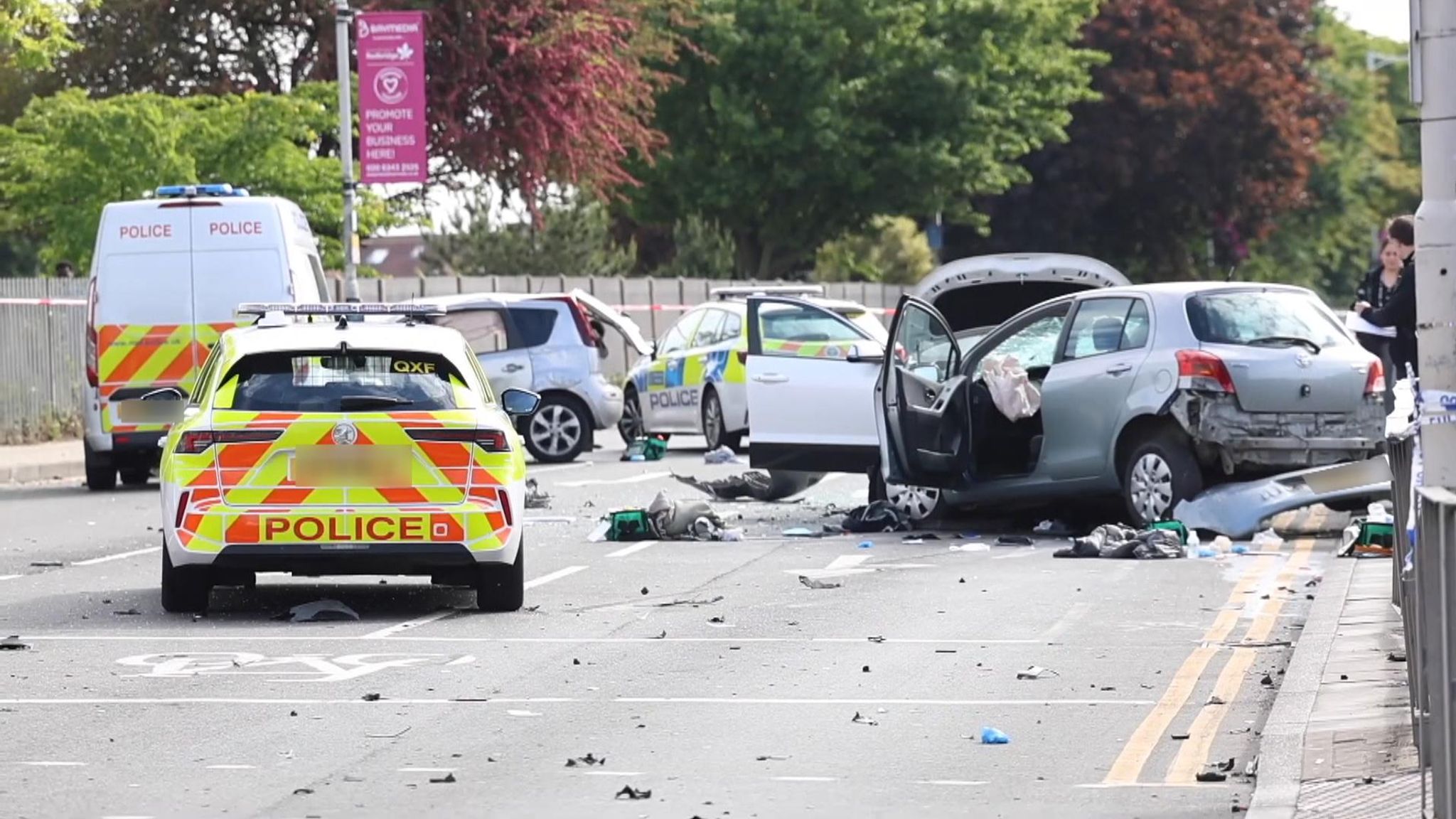 Five seriously injured in crash during police pursuit - as driver is ...